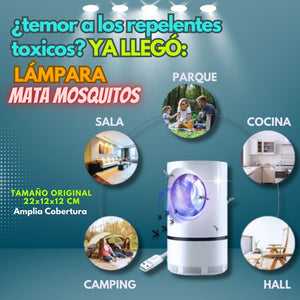 LAMPARA MATA MOSQUITOS Y ZANCUDOS