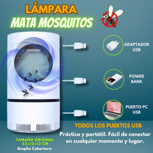 LAMPARA MATA MOSQUITOS Y ZANCUDOS